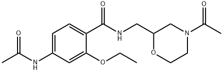 N,N-Diacetyl Des-5’-chloro-4-fluorobenzyl Mosapride Structure