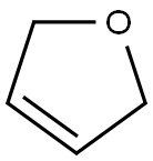 2,5-ジヒドロフラン 化学構造式
