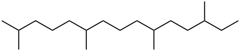 2,6,10,13-Tetramethylpentadecane Struktur