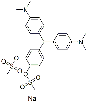 4-[Bis(p-dimethylaminophenyl)methyl]-1,2-phenylenedimethanesulfonic acid sodium|