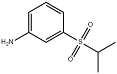 3-(丙烷-2-磺酰基)苯胺 结构式