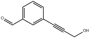 3-(3-HYDROXY-PROP-1-YNYL)-BENZALDEHYDE 化学構造式