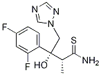 (ALPHAR,BETAR)-BETA-(2,4-二氟苯基)-BETA-羟基-ALPHA-甲基-1H-1,2,4-三唑-1-丁烷硫代酰胺,170863-34-0,结构式