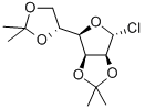 2,3:5,6-DI-O-ISOPROPYLIDENE-A-D-MANNO-FU  RANOSYL CHLORIDE Struktur
