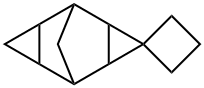 Spiro[cyclobutane-1,3-tetracyclo[3.3.1.02,4.06,8]nonane] (9CI) 结构式