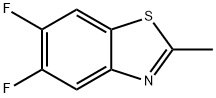 Benzothiazole, 5,6-difluoro-2-methyl- (9CI) 结构式