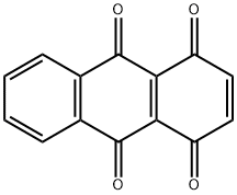 アントラセン-1,4,9,10-テトラオン 化学構造式