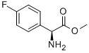 (S)-METHYL 2-AMINO-2-(4-FLUOROPHENYL)ACETATE Structure