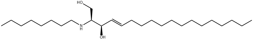 2-OCTYLAMINO-4-OCTADECEN-1,3-DIOL, 170926-06-4, 结构式