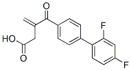 3-[4-(2,4-difluorophenyl)benzoyl]but-3-enoic acid Structure