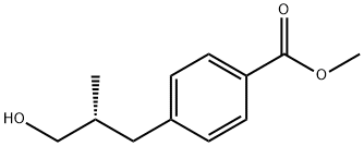 Benzoic acid, 4-(3-hydroxy-2-methylpropyl)-, methyl ester, (R)- (9CI),170955-23-4,结构式