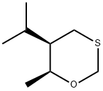 1,3-Oxathiane,6-methyl-5-(1-methylethyl)-,cis-(9CI),170960-93-7,结构式