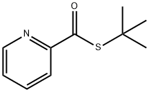 2-Pyridinecarbothioicacid,S-(1,1-dimethylethyl)ester(9CI) 化学構造式