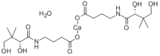 ビス[4-[[(2R)-2,4-ジヒドロキシ-3,3-ジメチル-1-オキソブチル]アミノ]ブタン酸]カルシウム 化学構造式