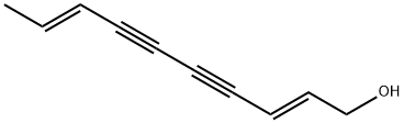 (2E,8E)-2,8-Decadiene-4,6-diyn-1-ol Structure