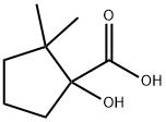 Cyclopentanecarboxylic acid, 1-hydroxy-2,2-dimethyl- (9CI) Structure