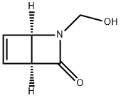 2-Azabicyclo[2.2.0]hex-5-en-3-one,2-(hydroxymethyl)-,(1R)-(9CI) Struktur