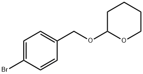 4-Bromobenzyl(tetrahydro-2H-pyran-2-yl) ether 结构式