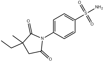 4-(3-Ethyl-3-methyl-2,5-dioxo-1-pyrrolidinyl)benzenesulfonamide,17100-92-4,结构式