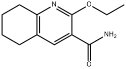 2-Ethoxy-5,6,7,8-tetrahydroquinoline-3-carboxamide Struktur