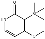 2(1H)-Pyridinone,4-methoxy-3-(trimethylsilyl)-(9CI) Structure