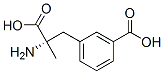 alpha-methyl-3-carboxyphenylalanine Struktur
