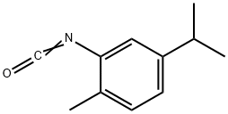 Benzene, 2-isocyanato-1-methyl-4-(1-methylethyl)- (9CI) Structure