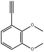 2,3-Dimethoxyphenylacetylene Struktur