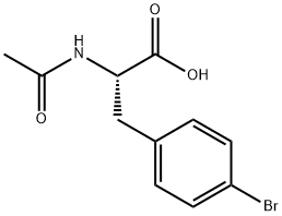 (S)-N-乙酰基-4-溴苯丙氨酸,171095-12-8,结构式