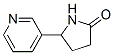 5-pyridin-3-ylpyrrolidin-2-one Struktur