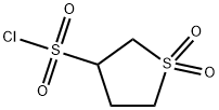 Tetrahydro-3-thiophenesulfonyl chloride 1,1-dioxide Structure