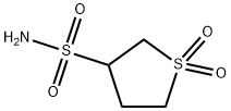 3-Thiophenesulfonamide,tetrahydro-,1,1-dioxide(8CI,9CI), 17115-48-9, 结构式