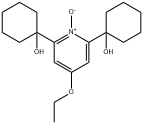 4-Ethoxy-2,6-bis(1-hydroxycyclohexyl)pyridine 1-oxide Structure