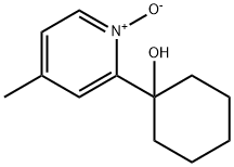 2-(1-Hydroxycyclohexyl)-4-methylpyridine 1-oxide Struktur