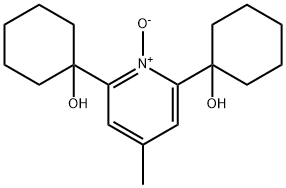 4-Methyl-2,6-bis(1-hydroxycyclohexyl)pyridine 1-oxide Structure