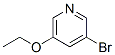 3-Bromo-5-ethoxypyridine  Struktur
