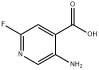 5-氨基-2-氟-4-吡啶羧酸,171178-43-1,结构式