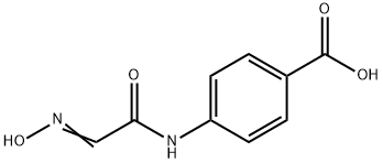 4-[2-(N-羟基亚氨基)乙酰胺]苯甲酸, 17122-78-0, 结构式