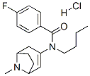 N-butyl-4-fluoro-N-(8-methyl-8-azabicyclo[3.2.1]oct-3-en-3-yl)benzamid e hydrochloride|