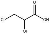 2-ヒドロキシ-3-クロロプロパン酸 化学構造式