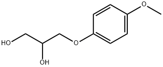 3-(4-甲氧基苯氧基)-1,2-丙二醇,17131-52-1,结构式