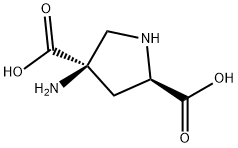 2,4-Pyrrolidinedicarboxylicacid,4-amino-,(2R-trans)-(9CI)|