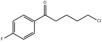 5-クロロ-1-(4-フルオロフェニル)-1-オキソペンタン 化学構造式