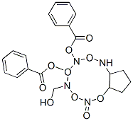 2H-Cyclopentoxazol-2-one, 5,6-bis(benzoyloxy)hexahydro-4-(hydroxymethyl)-, 3aS-(3a.alpha.,4.alpha.,5.beta.,6.alpha.,6a.alpha.)-|