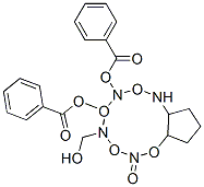 2H-Cyclopentoxazol-2-one, 5,6-bis(benzoyloxy)hexahydro-4-(hydroxymethyl)-, 3aS-(3a.alpha.,4.alpha.,5.beta.,6.alpha.,6a.alpha.)-,171357-43-0,结构式