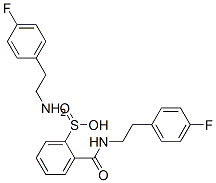 2-(4-플루오로페닐)에탄아민,2-[2-(4-플루오로페닐)에틸카르바모일]벤즈엔술핀산