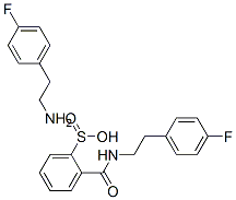 2-(4-fluorophenyl)ethanamine, 2-[2-(4-fluorophenyl)ethylcarbamoyl]benz enesulfinic acid|