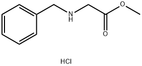 N-ベンジルグリシンメチルエステル塩酸塩 化学構造式