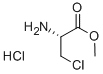 S-3-氯丝氨酸甲酯盐酸盐,17136-54-8,结构式