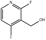 2-FLUORO-3-(HYDROXYMETHYL)-4-IODOPYRIDINE Structure